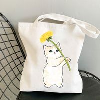 Women's Cute Cat Shopping Bags sku image 8