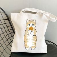 Women's Cute Cat Shopping Bags sku image 3
