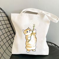 Women's Cute Cat Shopping Bags sku image 7