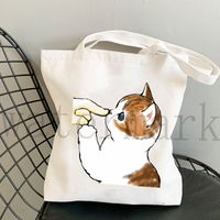 Femmes Mignon Chat Sac De Courses sku image 11