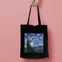 Women's Artistic Oil Painting Shopping Bags sku image 1