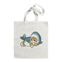 Women's Cute Cat Shark Shopping Bags sku image 3