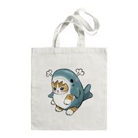 Women's Cute Cat Shark Shopping Bags sku image 7
