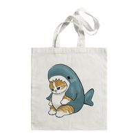 Women's Cute Cat Shark Shopping Bags sku image 13
