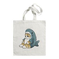 Women's Cute Cat Shark Shopping Bags sku image 21