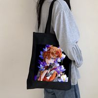Women's Cartoon Style Portrait Shopping Bags main image 5
