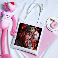 Women's Cartoon Style Portrait Shopping Bags sku image 9