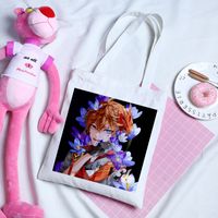 Women's Cartoon Style Portrait Shopping Bags sku image 8
