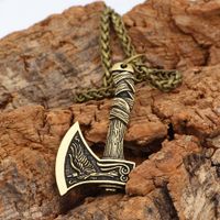 Retro Cool Style Axe Alloy Plating Men's Pendant Necklace main image 4