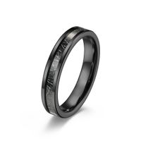 Casual Simple Style Round Tungsten Steel Polishing Men's Rings sku image 1