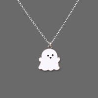 Ig Style Cute Ghost Alloy Enamel Plating Unisex Pendant Necklace main image 5