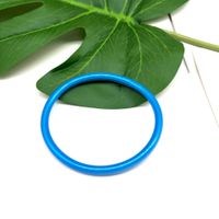 Simple Style Solid Color Silica Gel Unisex Wristband main image 2