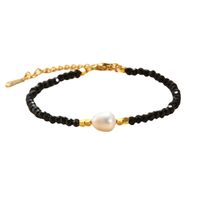 Vacation Colorful Artificial Crystal Freshwater Pearl Beaded Handmade Women's Bracelets main image 5