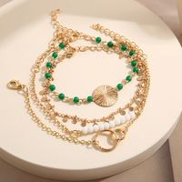 Retro Round Artificial Pearl Alloy Plating Women's Bracelets main image 5