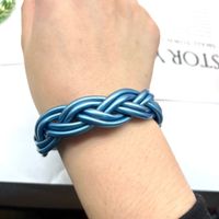 Classic Style Solid Color Silica Gel Unisex Wristband sku image 8