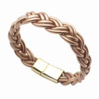 Simple Style Solid Color Alloy Plastic Women's Men's Wristband sku image 11