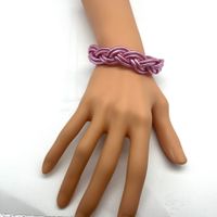 Classic Style Solid Color Silica Gel Unisex Wristband sku image 2