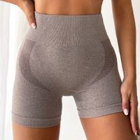 Women's Sports Solid Color Nylon Spandex Hollow Out Active Bottoms Shorts main image 1