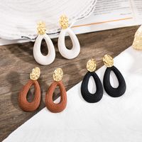 1 Pair Retro Water Droplets Plating Alloy Ear Studs main image 1