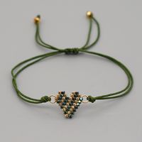 Streetwear Heart Shape Glass Rope Knitting Women's Bracelets main image 8