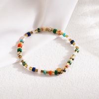 Modern Style Colorful Stainless Steel Natural Stone Freshwater Pearl Beaded 18k Gold Plated Bracelets main image 5