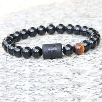 Simple Style Constellation Natural Stone Beaded Carving Bracelets sku image 11