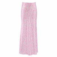 Summer Classic Style Stripe Polyester Midi Dress Skirts main image 3