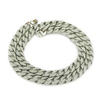 New Men's Hip Hop Diamond Chain Fashion Cuban Chain Alloy Necklace Wholesale sku image 6