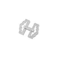 1 Stück Kupfer Zirkon Geometrisch Herzform Strassenmode Glänzend sku image 1