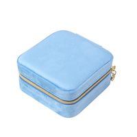 Casual Simple Style Solid Color Cloth Jewelry Boxes main image 2