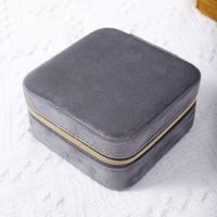 Casual Simple Style Solid Color Cloth Jewelry Boxes sku image 1