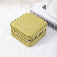 Casual Simple Style Solid Color Cloth Jewelry Boxes sku image 5