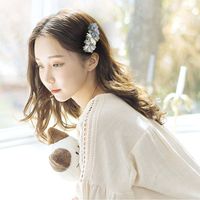 Simple Style Flower Polyester Hair Clip main image 3