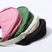 Women's Small Nylon Solid Color Streetwear Dumpling Shape Zipper Crossbody Bag main image 2