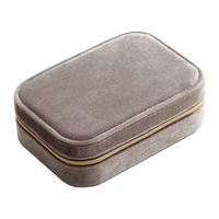 Casual Elegant Solid Color Suede Jewelry Boxes sku image 2