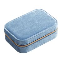 Casual Elegant Solid Color Suede Jewelry Boxes main image 3