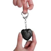 Cute Heart Shape Abs Self-defense Keychain main image 3