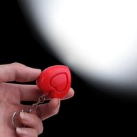 Cute Heart Shape Abs Self-defense Keychain main image 4