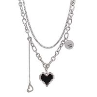 Sweet Heart Shape Alloy Women's Necklace main image 5