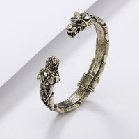 Ethnic Style Cool Style Wolf Alloy Plating Men's Bracelets main image 5