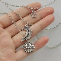 Casual Sun Star Moon Alloy Plating Unisex Pendant Necklace main image 2