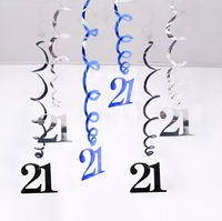 Number Pvc Birthday Hanging Ornaments sku image 2