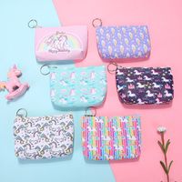 Women's Cartoon Unicorn Pu Leather Zipper Kids Wallets main image 1