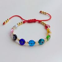Simple Style Round Freshwater Pearl Rope Soft Clay Knitting Women's Bracelets sku image 3