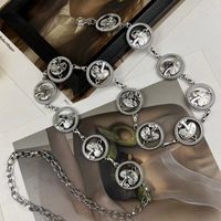 Casual Round Mushroom Metal Women's Chain Belts main image 5