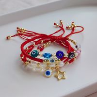 Simple Style Round Freshwater Pearl Rope Soft Clay Knitting Women's Bracelets main image 1