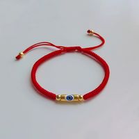 Simple Style Round Freshwater Pearl Rope Soft Clay Knitting Women's Bracelets sku image 3