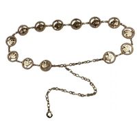 Casual Round Mushroom Metal Women's Chain Belts main image 3