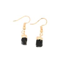 1 Pair Lady Vacation Water Droplets Natural Stone Copper Drop Earrings main image 5