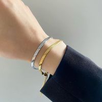 Simple Style Solid Color Copper Bracelets Anklet main image 1